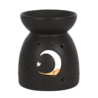 NOW REDUCED - Mystical Moon Black Cut Out Oil Burner